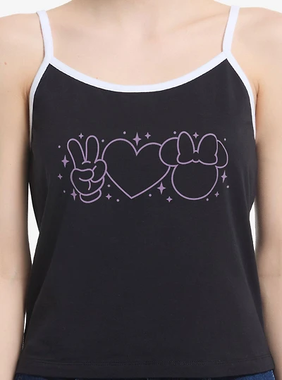 Disney Minnie Mouse Peace Love Mystical Womens Cami