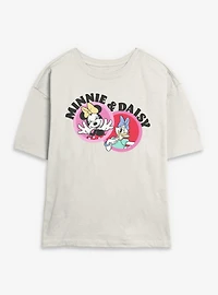 Disney Minnie Mouse & Daisy Icon Cute Womens Skimmer T-Shirt