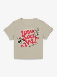 Disney Minnie Mouse & Daisy Girls Day Out Love You Pal Women Baby T-Shirt