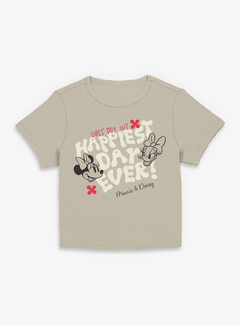Disney Minnie Mouse Girl's Day Out Happiest Ever Women Baby T-Shirt