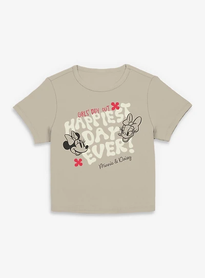 Disney Minnie Mouse Girl's Day Out Happiest Ever Women Baby T-Shirt