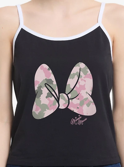 Disney Minnie Mouse Camo Bow Womens Cami