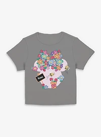 Disney Minnie Mouse Bow Flowers & Garden Women Baby T-Shirt