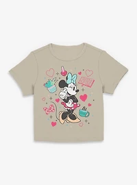 Disney Minnie Mouse Girlie Stuff Women Baby T-Shirt
