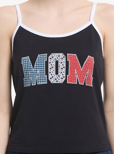Disney Minnie Mouse Mom Collegiate Patterns Womens Cami