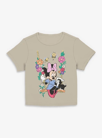 Disney Minnie Mouse And Figaro Swing Women Baby T-Shirt
