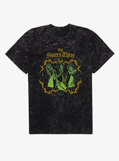 Disney Hocus Pocus Sisters Three Mineral Wash T-Shirt