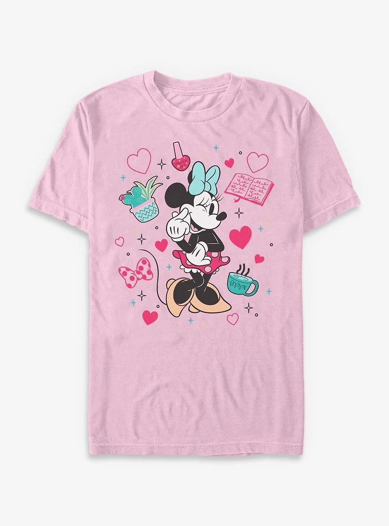 Disney Minnie Mouse Girlie Stuff Garment-Dyed T-Shirt