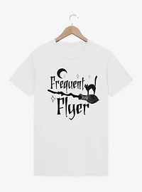 Frequent Flyer Broom And Cat T-Shirt