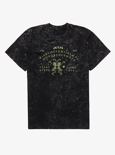 Ouija Talk To Me Alphabet Mineral Wash T-Shirt