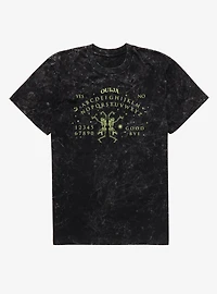 Ouija Talk To Me Alphabet Mineral Wash T-Shirt