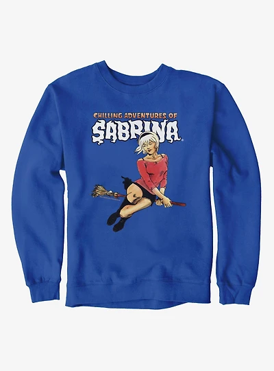 Chilling Adventures Of Sabrina On A Broom Sweatshirt