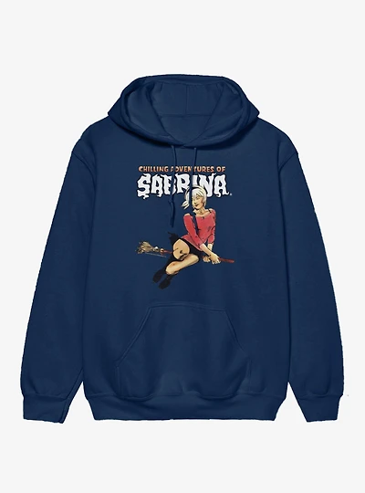 Chilling Adventures Of Sabrina On A Broom Hoodie