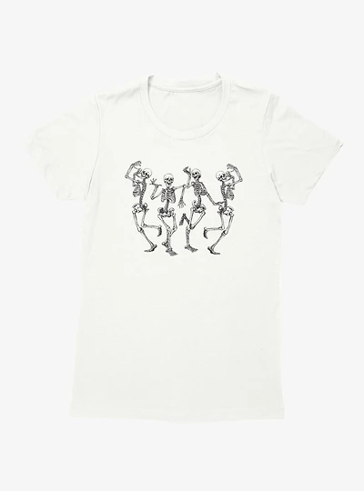 Skeletons Dance Womens T-Shirt