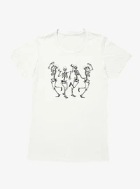 Skeletons Dance Womens T-Shirt
