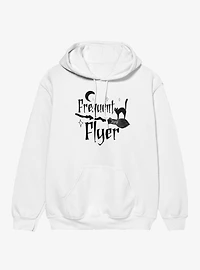 Frequent Flyer Broom And Cat Hoodie