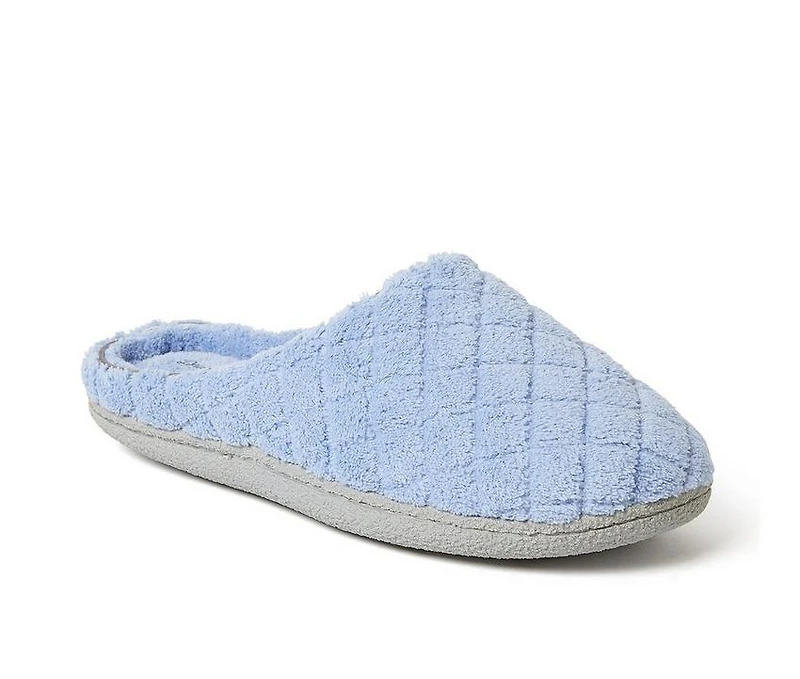 Dearfoams Leslie Quilted Terry Clog Slippers