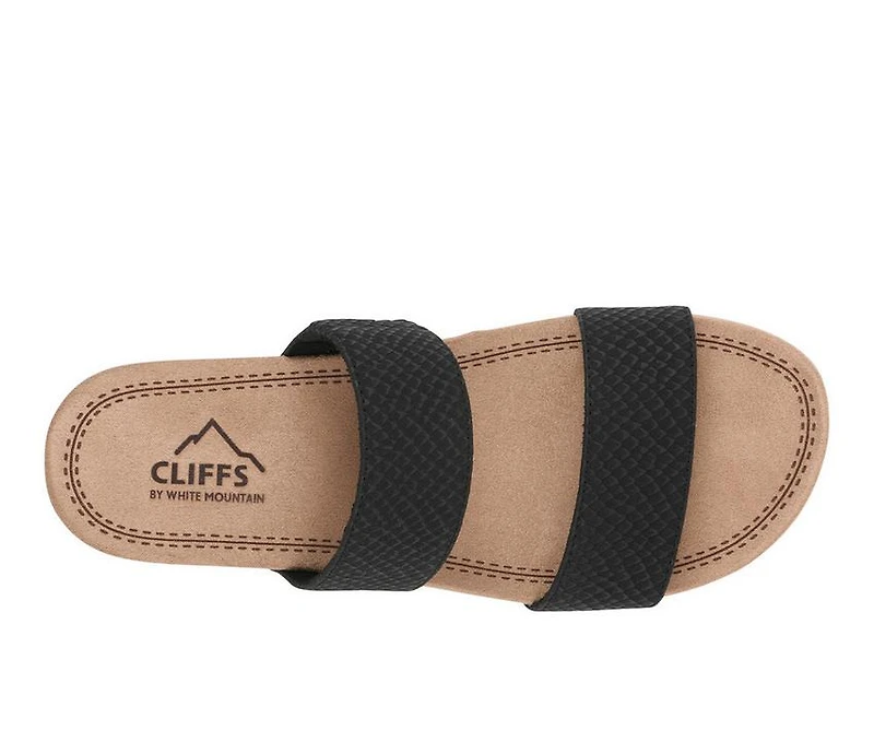 Women's Cliffs by White Mountain Tahlie Slide Sandals