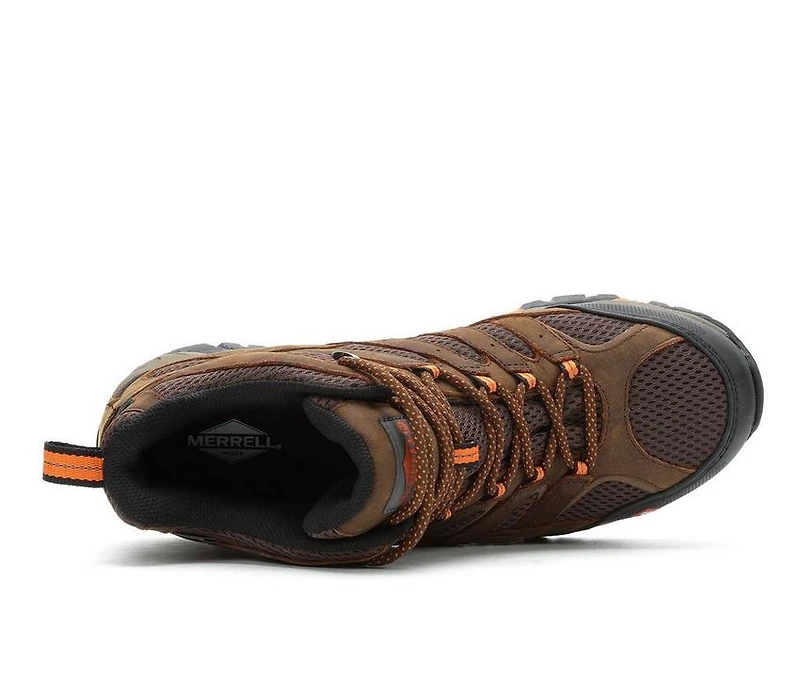 Men's Merrell Work Moab Vertex Mid Waterproof Comp Toe Boots