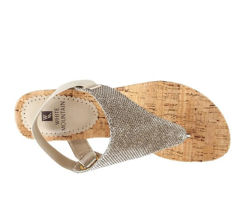 Women's White Mountain All Good Wedge Sandals