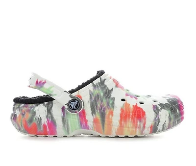 Adults' Crocs Classic Lined Tie Dye Clogs