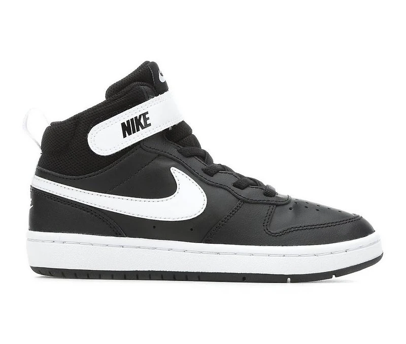 Kids' Nike Little Kid Court Borough Mid 2 Sneakers