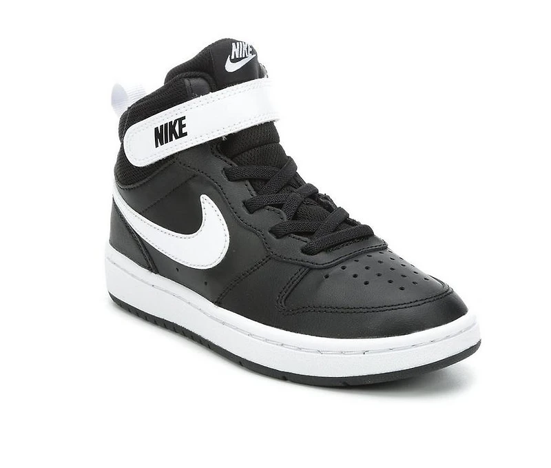 Kids' Nike Little Kid Court Borough Mid 2 Sneakers