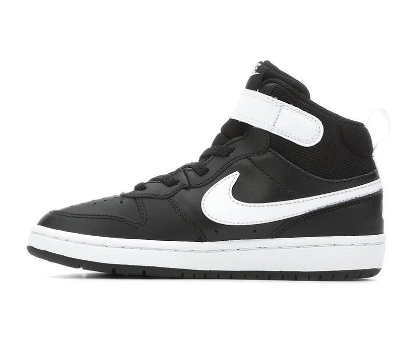 Kids' Nike Little Kid Court Borough Mid 2 Sneakers
