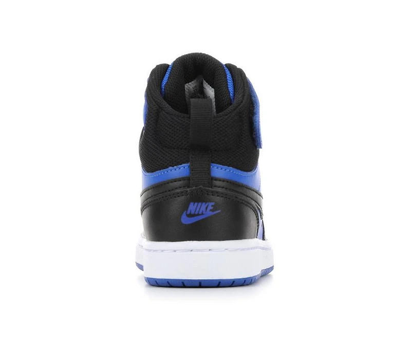 Kids' Nike Little Kid Court Borough Mid 2 Sneakers