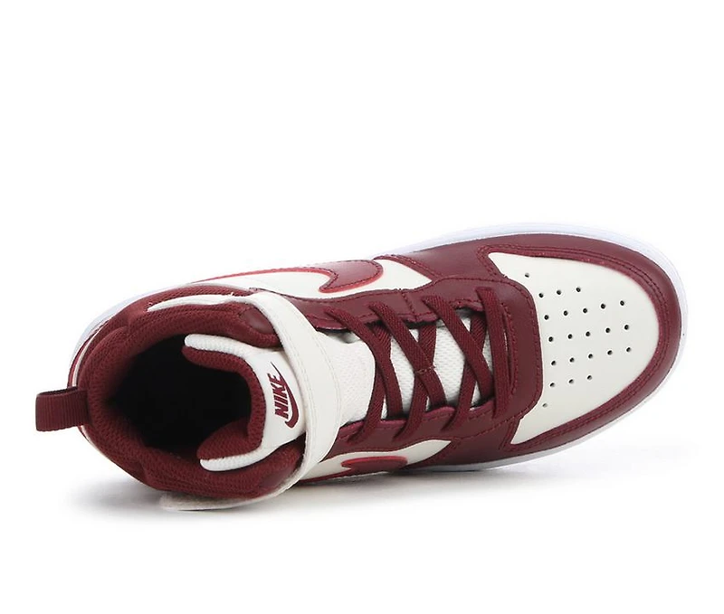Kids' Nike Little Kid Court Borough Mid 2 Sneakers