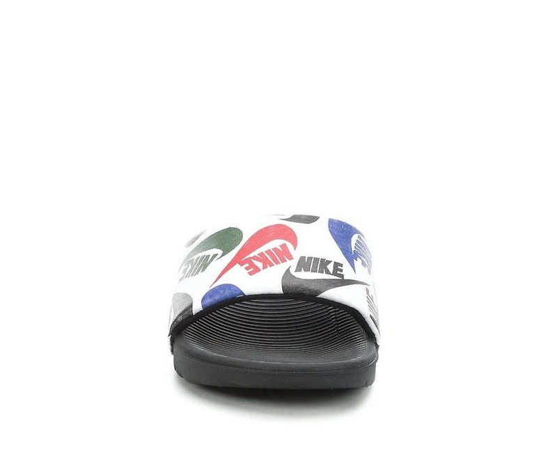 Boys' Nike Little Kid & Big Kawa Print Sport Slides