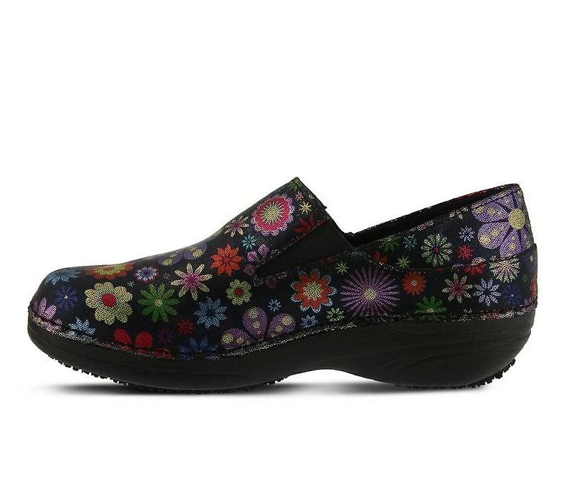 Women's SPRING STEP Manila Flower Safety Shoes