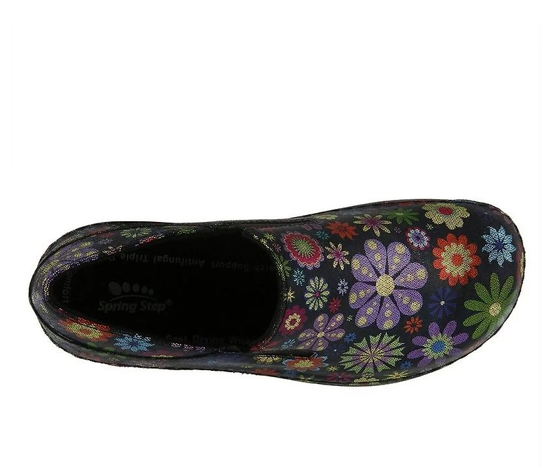 Women's SPRING STEP Manila Flower Safety Shoes