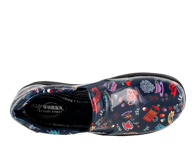 Women's Easy Works by Street Bind Hot Coffee Slip-Resistant Clogs
