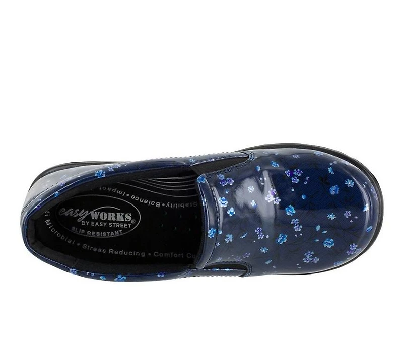 Women's Easy Works by Street Leeza Floral Slip-Resistant Clogs