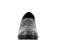 Women's Easy Works by Street Leeza Floral Slip-Resistant Clogs