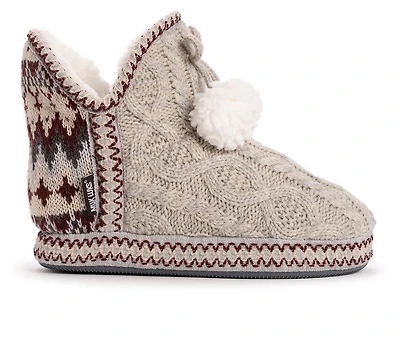 MUK LUKS Women's Amira Bootie Slippers