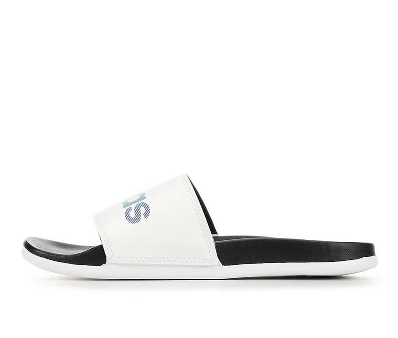Adults' Adidas Adilette Comfort Print Sport Slides