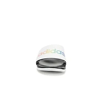 Adults' Adidas Adilette Comfort Print Sport Slides
