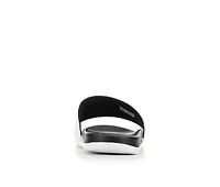 Adults' Adidas Adilette Comfort Print Sport Slides