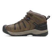 Men's KEEN Utility Flint II Mid Waterproof Steel Toe Work Boots