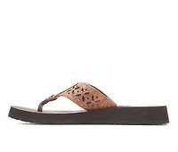 Women's Yellow Box Sharen Flip-Flops