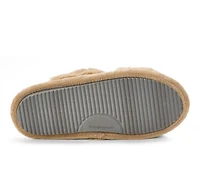 Dearfoams Jessica Furry CrissCross Slide Slippers