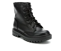 Girls' Unr8ed Little Kid & Big Firm Combat Boots