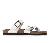 Women's White Mountain Gracie Footbed Sandals