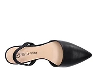 Women's Bella Vita Sarah Kitten Heel Sling Back Pumps