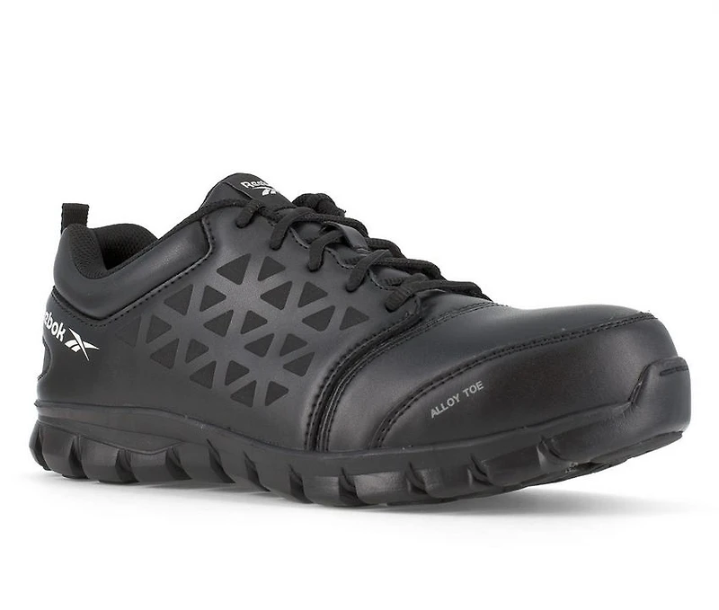 Men's REEBOK Work Sublite Cushion Leather Electrical Hazard Shoes