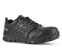 Men's REEBOK Work Sublite Cushion Leather Electrical Hazard Shoes