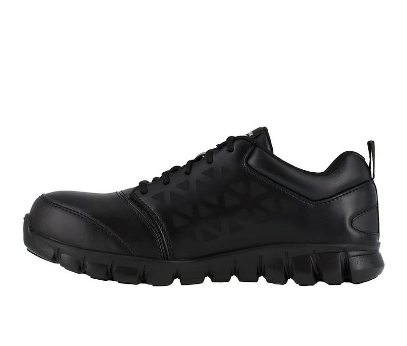 Men's REEBOK Work Sublite Cushion Leather Electrical Hazard Shoes