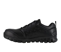 Men's REEBOK Work Sublite Cushion Leather Electrical Hazard Shoes